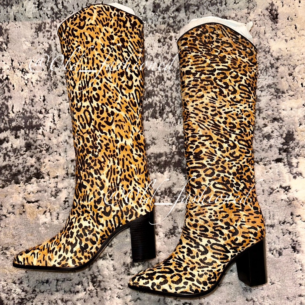 Price Firm - SCHUTZ Fur + Leather Boots - Picture 10 of 11